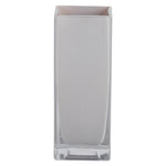 Vickerman LG182613 6" Crystal Gray Square Glass Container