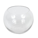 Vickerman LG184301 5" Clear Bubble Glass Container. Includes Two Pieces Per Set.