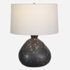 Uttermost 30375-1 Killarney Distressed Green Ceramic Table Lamp with Emerald Glaze