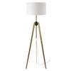 Uttermost 30357 Anchorage Tripod Floor Lamp in Antique Brass and Black Iron