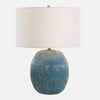 Uttermost 30455-1 Elysia Textured Table Lamp with Multicolor Reactive Glaze