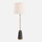 Uttermost 30467 Jenson Buffet Lamp with Black Marble Base White Veining