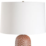 Uttermost 30487-1 Maclura Organic Basket Weave Porcelain Table Lamp – 28" Tall