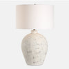 Uttermost 30508-1 Karena Ivory Porcelain Urn Table Lamp with Brushed Brass Accents