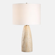 Uttermost 30507-1 Maury Travertine Table Lamp with Unfilled Stone Look