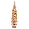 Vickerman LS204224 24" Vintage Tabletop Frosted Gold Artificial Christmas Tree Gold Silver Ornament
