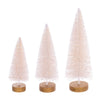 Vickerman LS220674 8"-10"-12" Cream Sisal Bottle Brush Tree Set Set Of 3