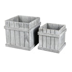 Vickerman LZ193312 10" Wooden Panel Box Set/2
