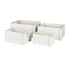 Vickerman LZ193416 16" Wooden Box With Handle Set/4