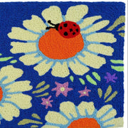 20x30 Floral Welcome Mat – Jellybean Ladybug Accent Rug