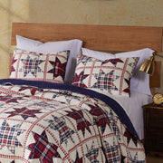 Blue pillow cover