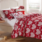 Greenland Home Fashions Lovebirds Quilt Set – 2-Piece Twin/XL, 68X88 Inches