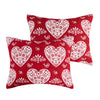 Lovebirds Quilted Sham – 20x26 Standard Pillow Cover by Greenland