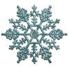 Vickerman M101432 4" Baby Blue Glitter Snowflake Christmas Ornament 24 Per Box