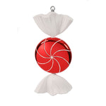 Vickerman M110703 18.5" Red-White Swirl Candy Christmas Ornament