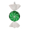 Vickerman M110704 18.5" Green-White Swirl Candy Christmas Ornament