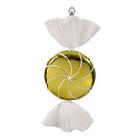 Vickerman M110705 18.5" Lime-White Swirl Candy Christmas Ornament