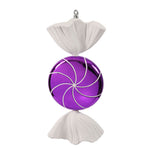 Vickerman M110706 18.5" Purple-White Swirl Candy Christmas Ornament