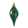 Vickerman M132504 8'' Green Glitter Swirl Drop Christmas Ornament