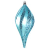 Vickerman M132512 8'' Turquoise Glitter Swirl Drop Christmas Ornament