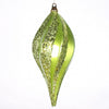 Vickerman M1325LM 8'' Lime Glitter Swirl Drop Christmas Ornament
