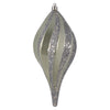 Vickerman M132525 8" Limestone Candy Glitter Swirl Drop