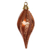 Vickerman M132588 8'' Copper Glitter Swirl Drop Christmas Ornament