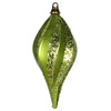 Vickerman M132614 12'' Lime Glitter Swirl Drop Christmas Ornament