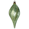 Vickerman M132654 12'' Celadon Glitter Swirl Drop Christmas Ornament
