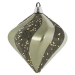 Vickerman M133223 6" Wrought Iron Candy Glit Swirl Diamond Christmas Ornament