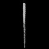 Vickerman M135922 22'' Clear Icicle Christmas Ornament 2 Per Bag