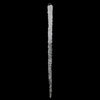 Vickerman M135930 30'' Clear Icicle Christmas Ornament 2 Per Bag