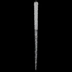 Vickerman M135936 36" Clear Icicle Christmas Ornament