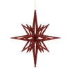 Vickerman M148203 12" Red Iridescent Star Christmas Ornament