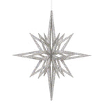 Vickerman M148307 16" Silver Iridescent Star Christmas Ornament