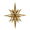 Vickerman M148308 16" Gold Iridescent Star Christmas Ornament