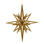Vickerman M148308 16" Gold Iridescent Star Christmas Ornament