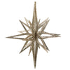 Vickerman M148338 16" Champagne Iridescent Star Christmas Ornament