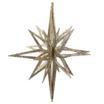 Vickerman M148338 16" Champagne Iridescent Star Christmas Ornament