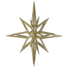Vickerman M148438 24" Champagne Iridescent Star Christmas Ornament