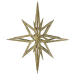 Vickerman M148438 24" Champagne Iridescent Star Christmas Ornament