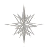 Vickerman M148507 32" Silver Iridescent Star Christmas Ornament