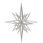 Vickerman M148507 32" Silver Iridescent Star Christmas Ornament