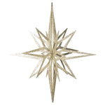 Vickerman M148538 32" Champagne Iridescent Star Christmas Ornament