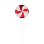 Vickerman M152013 17" Red-White Candy Lollipop Christmas Ornament