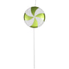 Vickerman M152014 17" Lime-Green-White Candy Lollipop Christmas Ornament