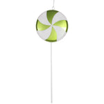 Vickerman M152014 17" Lime-Green-White Candy Lollipop Christmas Ornament