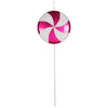 Vickerman M152015 17" Cerise-White Candy Lollipop Christmas Ornament
