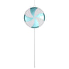 Vickerman M152017 17" Teal-White Candy Lollipop Christmas Ornament