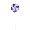 Vickerman M152116 24" Purple-White Candy Lollipop Christmas Ornament